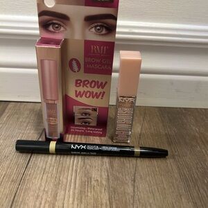 NYX Brow Wow Gel and Liner - Black and Tan